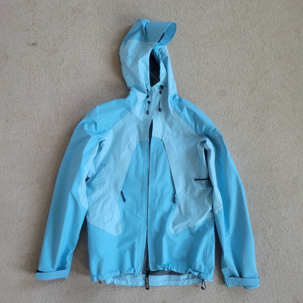 Light Blue Hooded Jacket